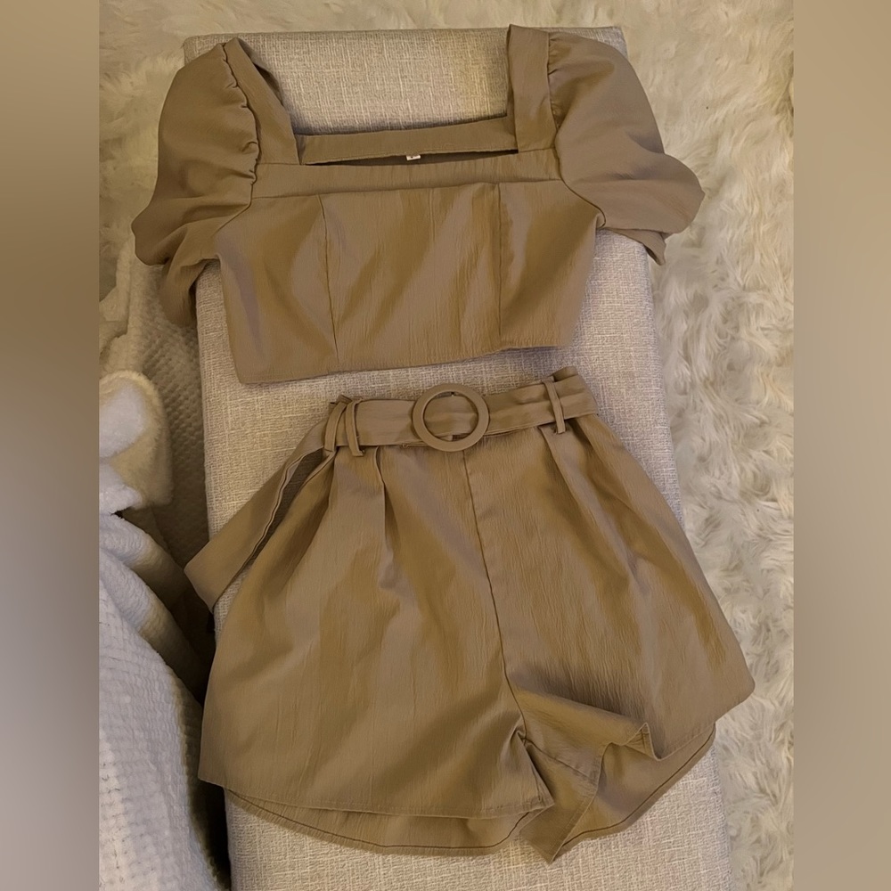 Beige Matching Set